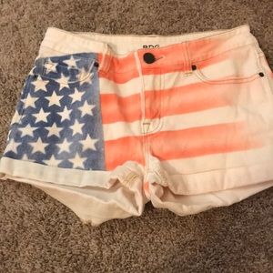 America flag shorts
